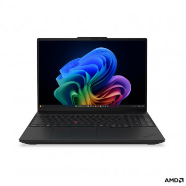 Lenovo ThinkPad T16 G5 AMD | Black | 16 " | IPS | WUXGA | 1920 x 1200 pixels | Anti-glare | AMD Ryzen 5 PRO | 215 | 16 GB | SODI