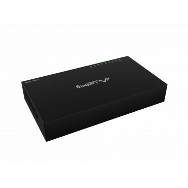 Lanberg Switch 8x1GB/s Unmanagment Gigabit Ethernet Desktop 12V metal case | DSM1-1008