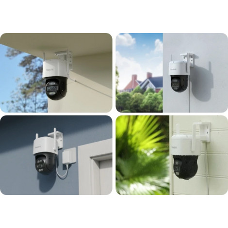 Reolink 4K Wi-Fi 6 Dual-Lens Security Camera | TrackMix Series W760 | PTZ | 8 MP | 2.8mm/F1.6 | IP65 | H.264, H.265 | Micro SD, 