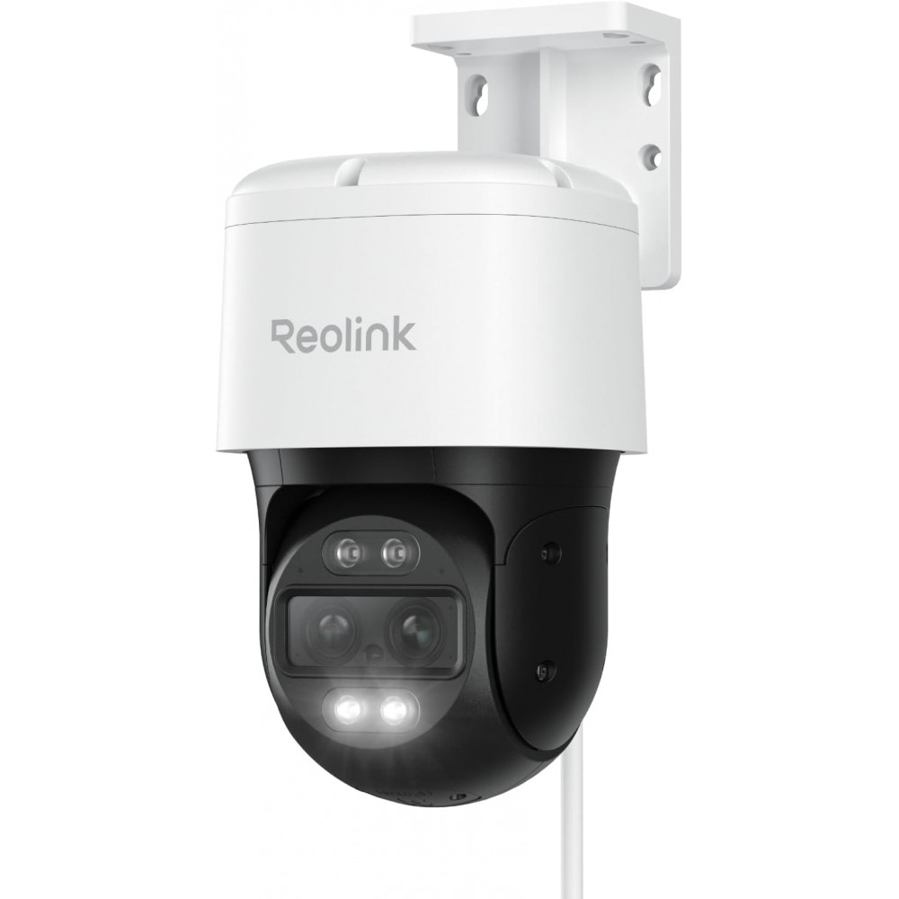 Reolink 4K Dual-Lens PoE Camera with Auto Tracking | TrackMix PoE | PTZ | 8 MP | 2.8mm/F1.6 | IP65 | H.264, H.265 | Micro SD, Ma