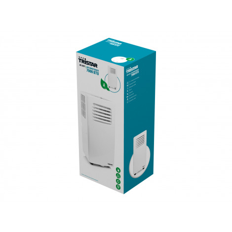 Tristar | Air Conditioner | AC-5477 | Suitable for rooms up to 60 m | Number of speeds 2 | Fan function | White