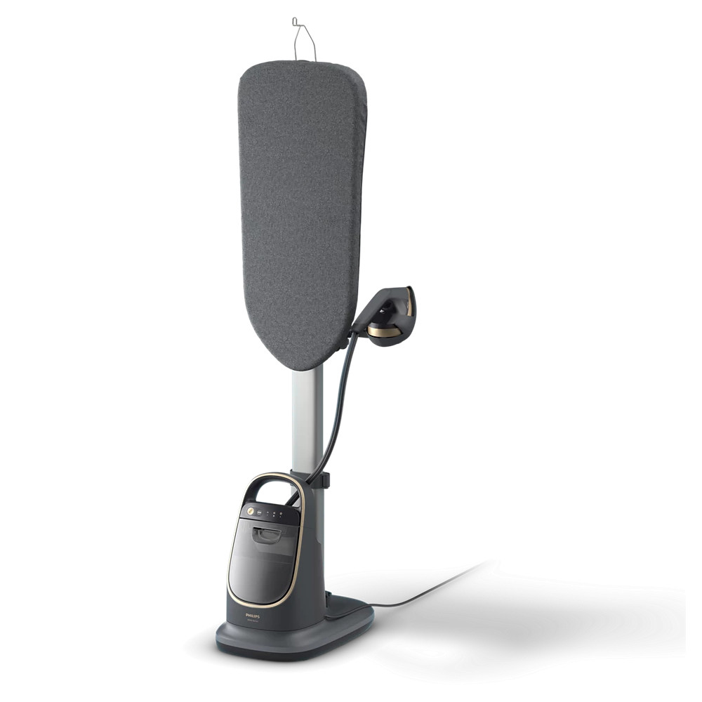 Philips 8500 Series All-in-One Ironing Solution | AIS8540/80 | Stand Steamer | 2200 W | 1.2 L | 90 g/min | Dark slate/Gold