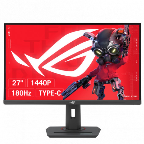 Asus XG27ACMS | 27 " | Fast IPS | QHD | 16:9 | 320 Hz | 1 ms | 2560 x 1440 pixels | 350 cd/m | HDMI ports quantity 1 | Black