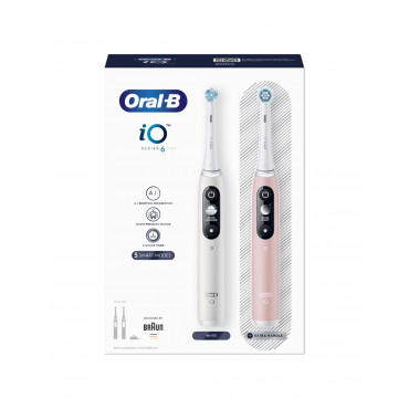 Oral-B Electric Toothbrush | iO6 DuoPack | Rechargeable | For adults | Number of brush heads included 2 | Number of teeth brushi