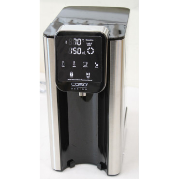 SALE OUT. Caso Turbo Hot Water Dispenser | Hot 7 | Water Dispenser | 2200-2600 W | 2.7 L | Plastic/Stainless Steel | Black/Stain
