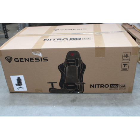 SALE OUT. Genesis Gaming Chair Nitro 440 G2 Black | DAMAGED PACKAGING | 24 month(s)