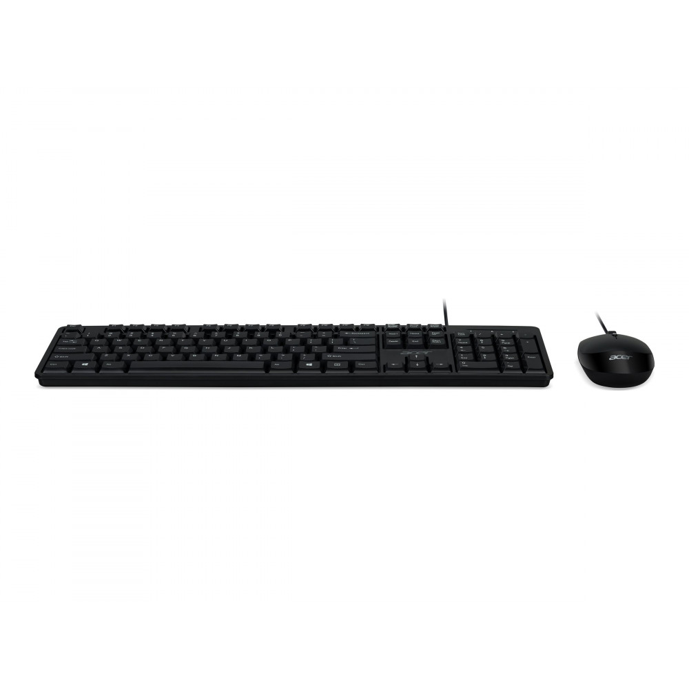Acer Combo 100, AKW900 + AMW920 | Keyboard and Mouse Set | Wired | Mouse included | US International | Black | Retail Pack