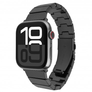 Fixed | Resin Strap pro for Apple Watch 38/40/41mm | Carbon Black | Epoxy Resin