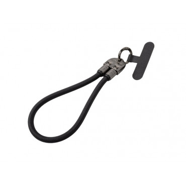 Lanberg USB-C M/M Lanyard/Keychain Cable, 0.3 m, 240 W | CA-CMCM-10LN-0003-BK