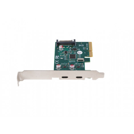 Lanberg PCI-Express X1 Card to 2X USB-C 3.2 GEN 2X1 Low profile | PCE-UC3-002