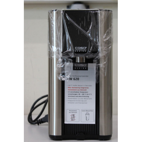 SALE OUT. Caso Turbo hot water dispenser | HW 620 | Water Dispenser | 2600 W | 2.5 L | Plastic/Stainless Steel | Black/Stainless