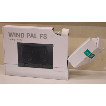 SALE OUT. Deepcool | Laptop cooler Wind Pal FS , slim, portabel , highe performance, two 140mm fans, 2 xUSB Hub, up tp 17" | DAM