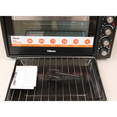 SALE OUT. SALE OUT. Tristar | Electric mini oven | OV-1443 | Integrated timer | 38 L | Table top | 3100 W | Black | DAMAGED PACK