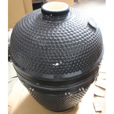 SALE OUT. TunaBone | Kamado classic 21" grill | Dark grey | DAMAGED PACKAGING AND DAMAGED BODY PAINT