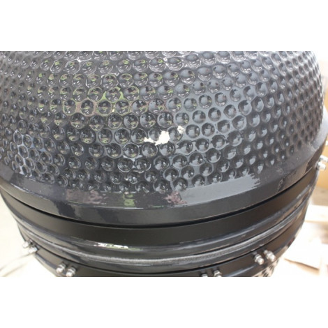 SALE OUT. TunaBone | Kamado classic 21" grill | Dark grey | DAMAGED PACKAGING AND DAMAGED BODY PAINT