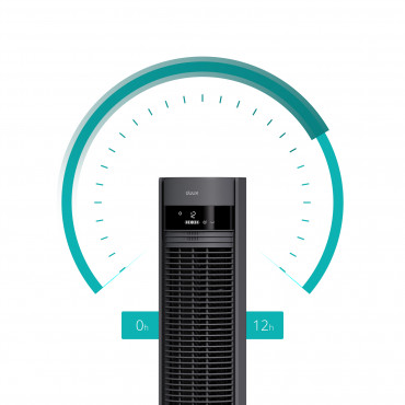 Duux Fan | Elevate | Tower Fan | 40 W | Diameter 29 cm | Number of speeds 12 | Oscillation | Gray