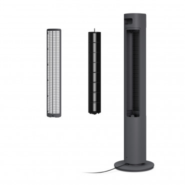 Duux Fan | Elevate | Tower Fan | 40 W | Diameter 29 cm | Number of speeds 12 | Oscillation | Gray