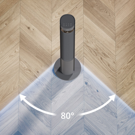Duux Fan | Elevate | Tower Fan | 40 W | Diameter 29 cm | Number of speeds 12 | Oscillation | Gray