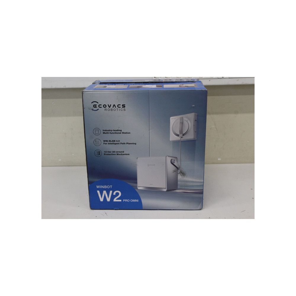 SALE OUT. Ecovacs WINBOT W2 PRO OMNI | Corded | 5500 Pa | White | USED, DIRTY