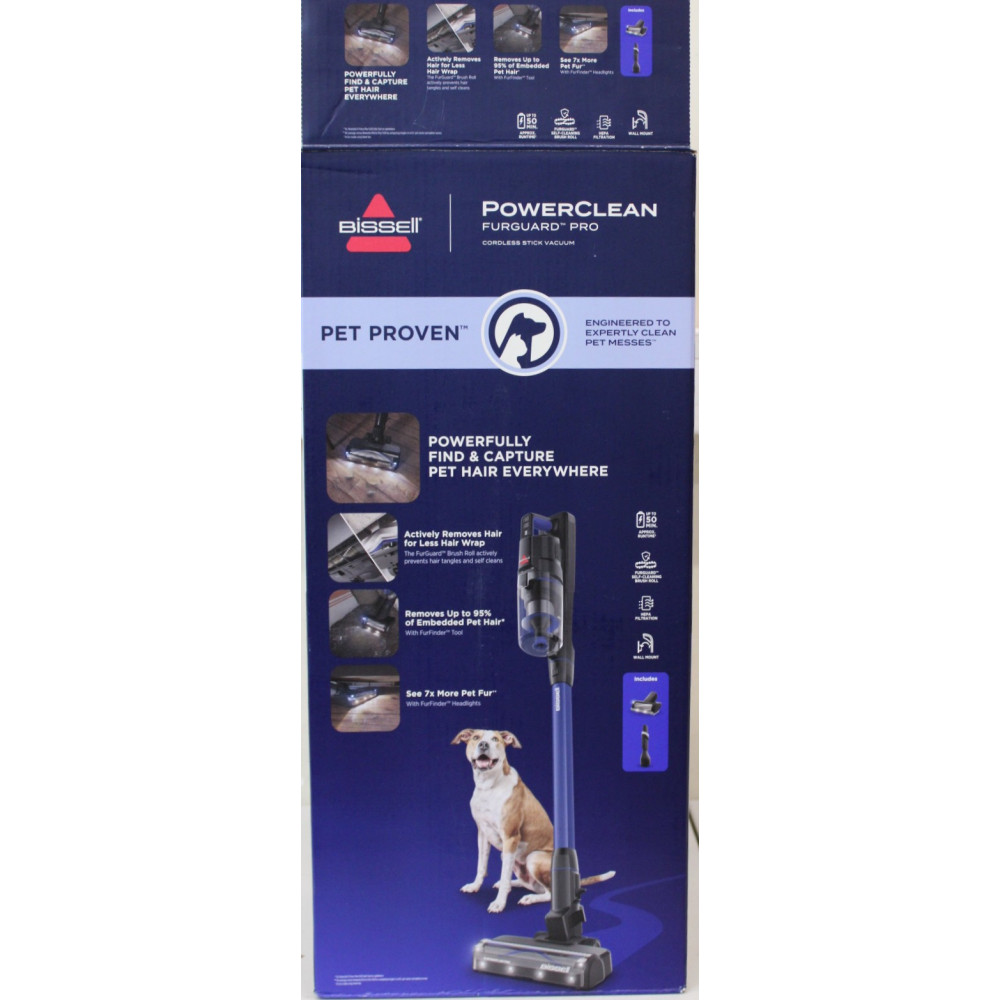 SALE OUT. Bissell Stick Vacuum | PowerClean FurGuard Pro | Cordless operating | 280 W | 25.2 V | Operating time (max) 50 min | B