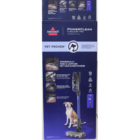 SALE OUT. Bissell Stick Vacuum | PowerClean FurGuard Pro | Cordless operating | 280 W | 25.2 V | Operating time (max) 50 min | B