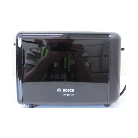 SALE OUT. | Bosch DesignLine Toaster | TAT3P423 | Power 970 W | Number of slots 2 | Housing material Stainless steel | Black | D