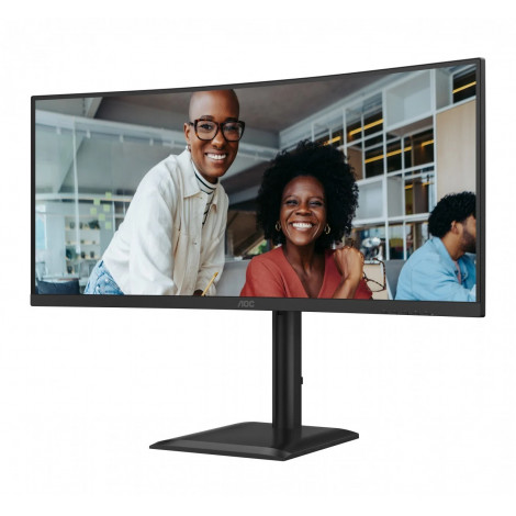 AOC CU34E4CV | 34 " | VA | 21:9 | 120 Hz | 4 ms | 3440 x 1440 pixels | HDMI ports quantity 2 | Black
