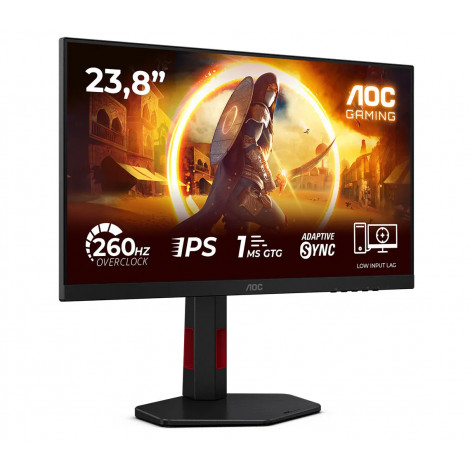 AOC 24G4ZRE | 24 " | Fast IPS | FHD | 16:9 | 240 Hz | 1 ms | 1920 x 1080 pixels | 300 cd/m | HDMI ports quantity 2 | Black