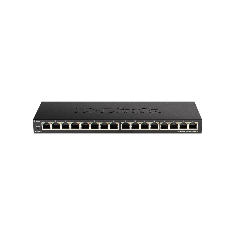 D-Link | 16-Port Gigabit Desktop Switch | DGS-1016S | Unmanaged | Desktop