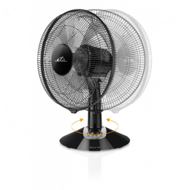 ETA | Zefir ETA160790010 | Table Fan | 45 W | Diameter 30 cm | Number of speeds 3 | Oscillation | Black