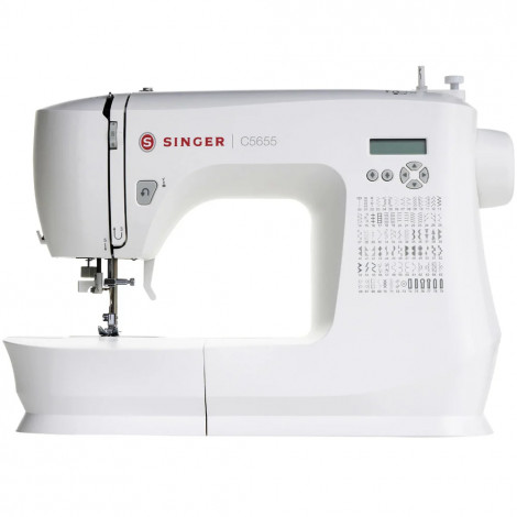 Singer C5655 Sewing Machine, White Singer