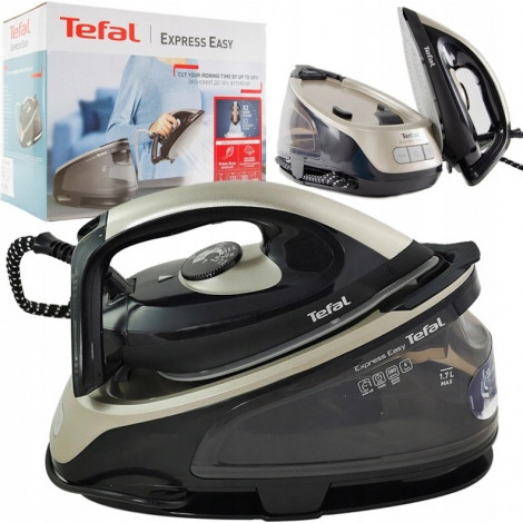 TEFAL Steam Station | SV6140 Express Easy | 2200 W | 1.7 L | 6 bar | Auto power off | Vertical steam function | Calc-clean funct