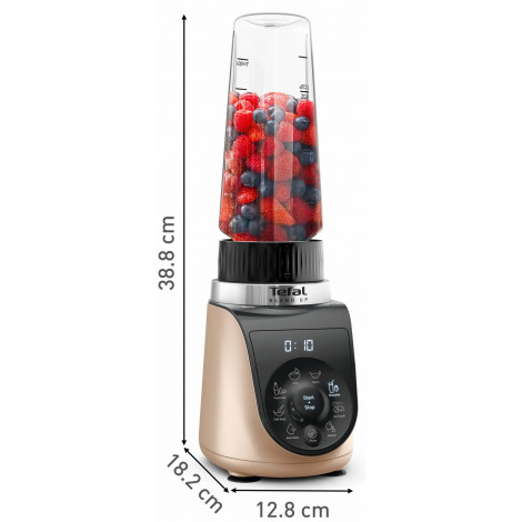 TEFAL | Blender | BL190AF0 Blend Up | Tabletop | 1000 W | Jar material Tritan | Jar capacity 0.7 L | Ice crushing | Black/Gold