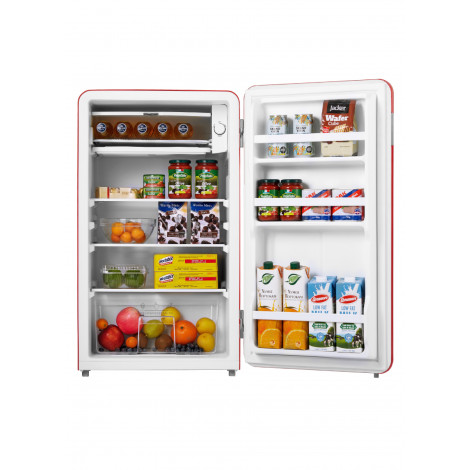 Midea Refrigerator | MDRD142SLE32 | Energy efficiency class E | Free standing | Larder | Height 83.5 cm | Fridge net capacity 93