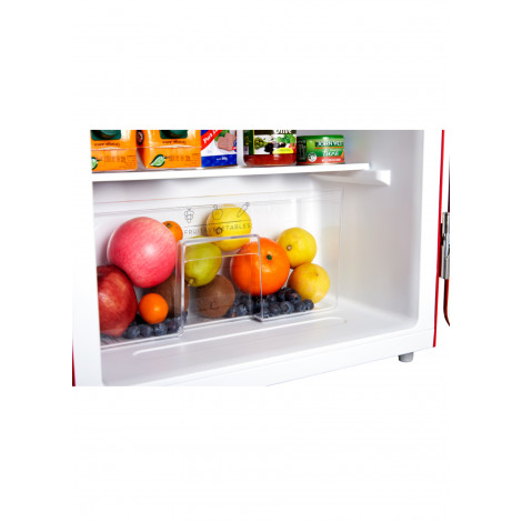 Midea Refrigerator | MDRD142SLE32 | Energy efficiency class E | Free standing | Larder | Height 83.5 cm | Fridge net capacity 93