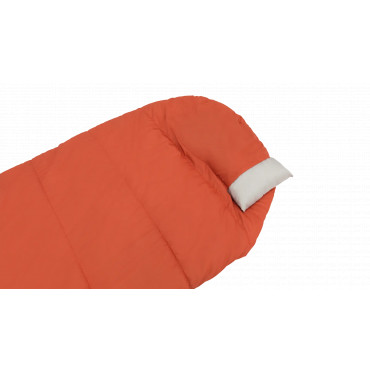 Outwell Campion Lux Orange | Sleeping Bag | 225 x 85 cm | -16 to 5 C | Left Zipper