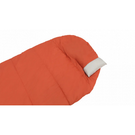 Outwell Campion Lux Orange | Sleeping Bag | 225 x 85 cm | -16 to 5 C | Left Zipper
