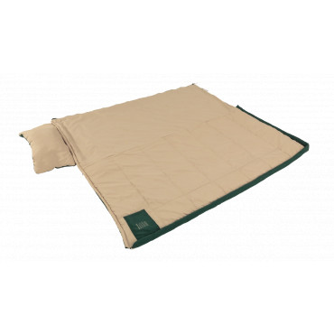 Outwell Contour Prime Green | Sleeping Bag | 220 x 85 cm | -13 to 16 C | Right Zipper