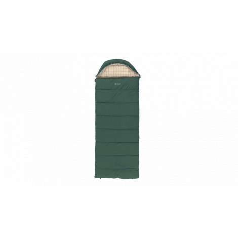 Outwell Camper Prime Green | Sleeping Bag | 235 x 90 cm | -15 to 5 C | Right Zipper