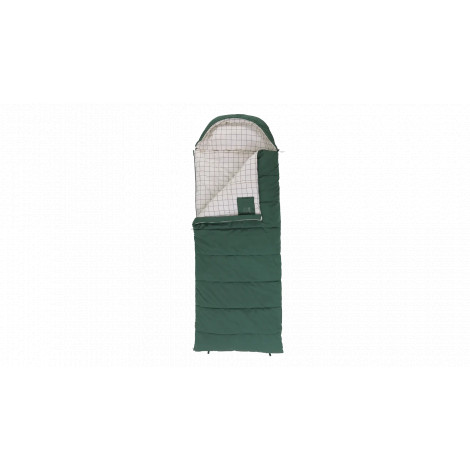 Outwell Camper Prime Green | Sleeping Bag | 235 x 90 cm | -15 to 5 C | Right Zipper