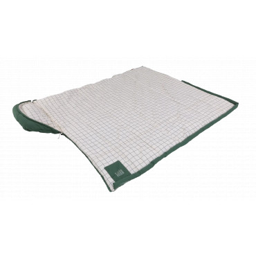 Outwell Camper Prime Green | Sleeping Bag | 235 x 90 cm | -15 to 5 C | Right Zipper
