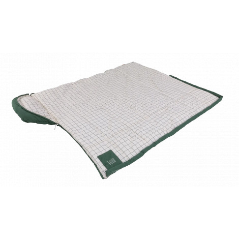 Outwell Camper Prime Green | Sleeping Bag | 235 x 90 cm | -15 to 5 C | Right Zipper