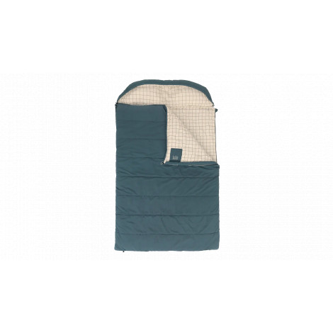 Outwell Camper Lux Double Blue | Sleeping Bag | 235 x 150 cm | -16 to 5 C | Both Side Zipper