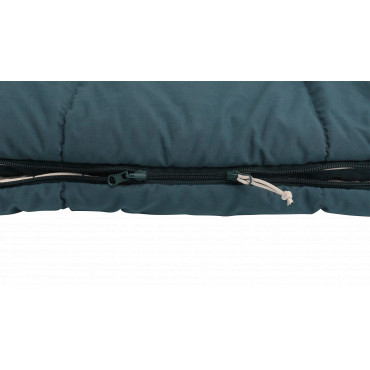 Outwell Camper Lux Double Blue | Sleeping Bag | 235 x 150 cm | -16 to 5 C | Both Side Zipper