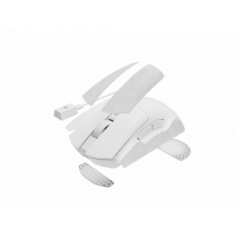Genesis Gaming Mouse | Zircon 880 Pro 8k | Wireless | 2.4GHz, Bluetooth | White