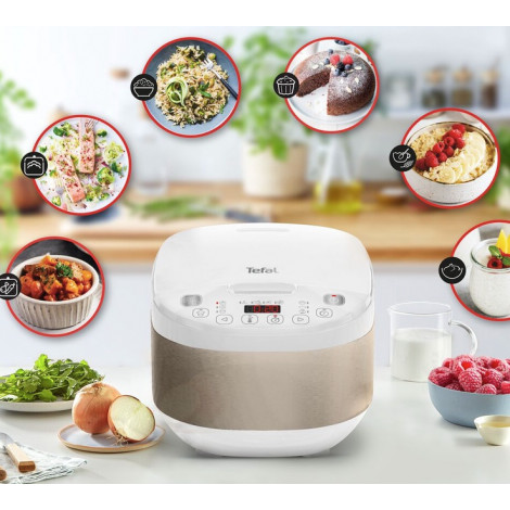 TEFAL | Multifunctional pot | RK622130 | 750 W | 4 L | Number of programs 12 | White