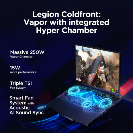 Lenovo Legion Pro 7 16IAX10H | Eclipse Black | 16 " | OLED | WQXGA | 2560 x 1600 pixels | Intel Core Ultra 9 | 275HX | 32 GB | C