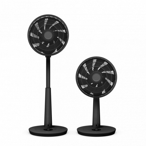Duux Fan | Whisper 3 | Stand Fan | 19 W | Diameter 34 cm | Number of speeds 26 | Oscillation | Remote control | Black