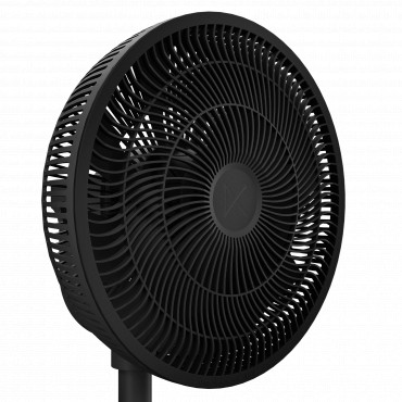Duux Fan | Whisper 3 | Stand Fan | 19 W | Diameter 34 cm | Number of speeds 26 | Oscillation | Remote control | Black