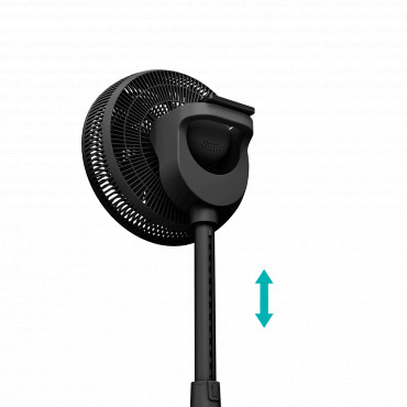Duux Fan | Whisper 3 | Stand Fan | 19 W | Diameter 34 cm | Number of speeds 26 | Oscillation | Remote control | Black
